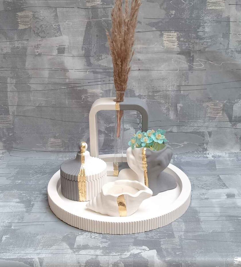 ROUND TRAY SET -56