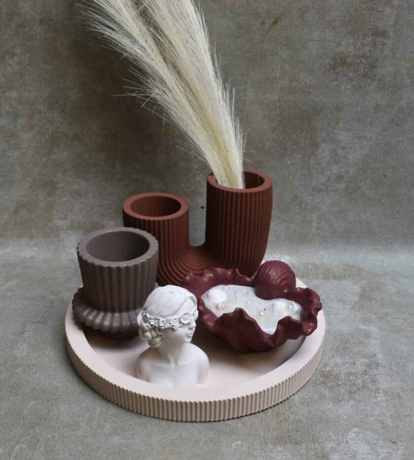 ROUND TRAY SET -68