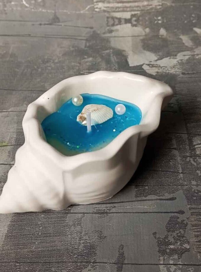 Beach Shell Candle