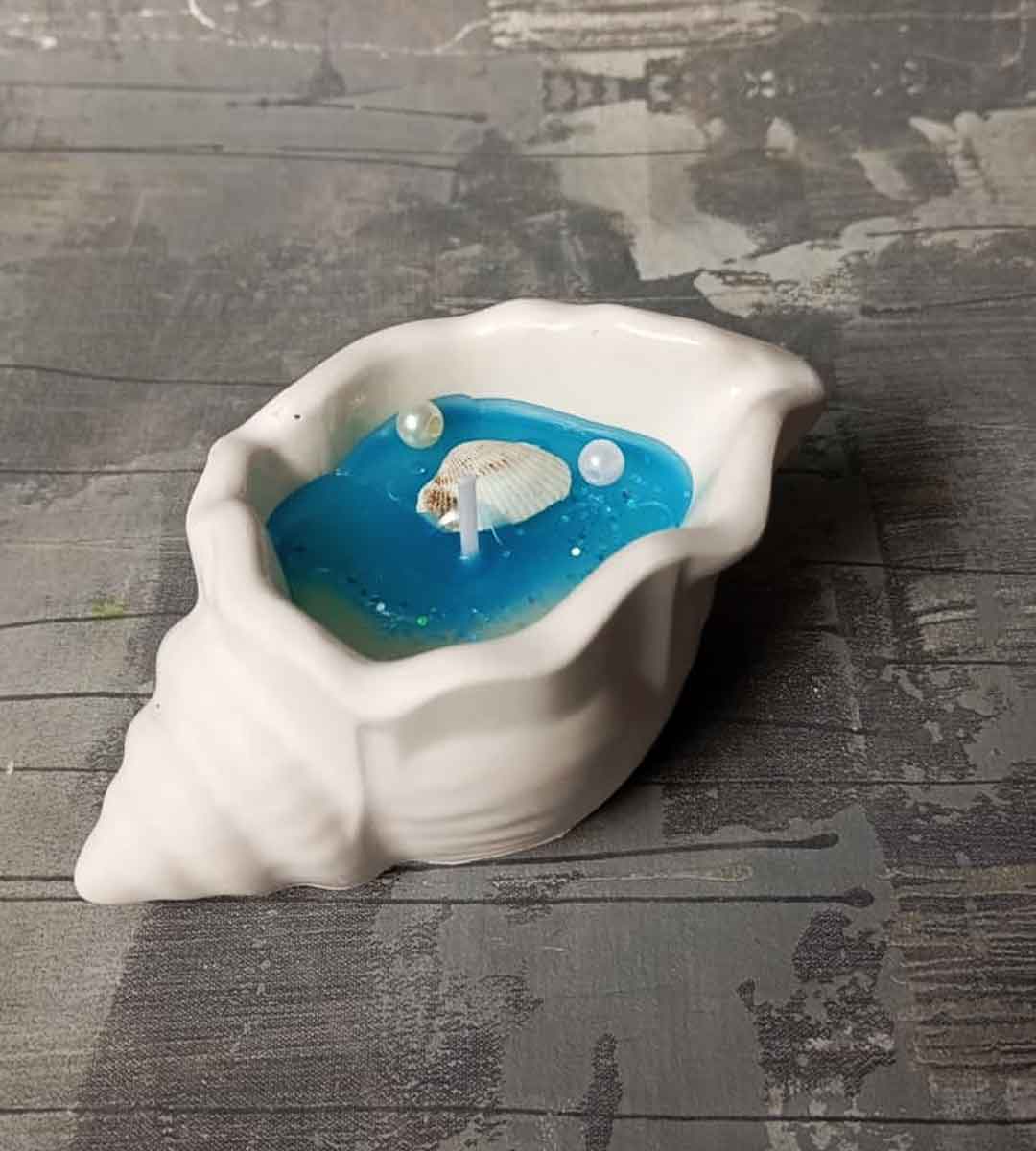 Beach Shell Candle
